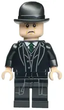 Minifigurka: HP182A:  Minister of Magic (Cornelius Fudge) - Suit with Dark Green Tie, Shirt Tail