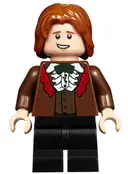 Minifigurka: HP185:  Ron Weasley - Reddish Brown Suit, Shirt with Ruffle
