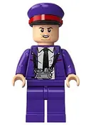 Minifigurka: HP192:  Stanley (Stan) Shunpike - Knight Bus Conductor Uniform with Black Tie, Hat with Red Band