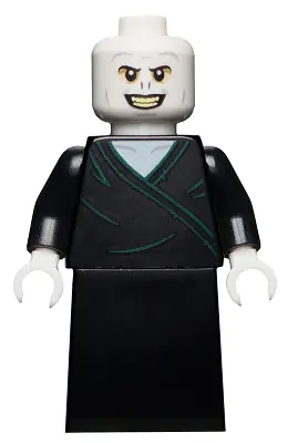 HP197:  Lord Voldemort - White Head, Black Skirt, Smile with Teeth