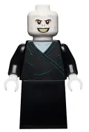 Minifigurka: HP197:  Lord Voldemort - White Head, Black Skirt, Smile with Teeth