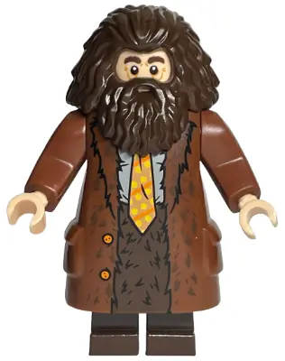 HP200:  Rubeus Hagrid - Reddish Brown Topcoat with Buttons