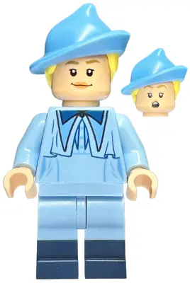 HP202:  Fleur Delacour - Bright Light Blue Robe, Smiling / Surprised