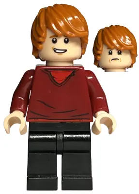 HP214:  Ron Weasley - Dark Red Sweater, Black Legs