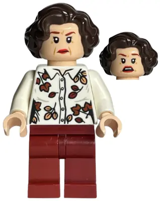HP217:  Petunia Dursley - White Blouse, Red Lips