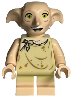 HP224:  Dobby (Elf) - Light Nougat, Open Mouth Smile