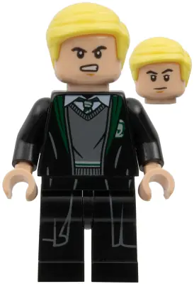 HP229:  Draco Malfoy - Slytherin Sweater and Black Robe
