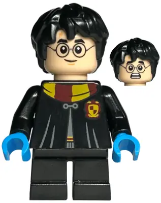HP237:  Harry Potter - Black Torso Gryffindor Robe, Black Short Legs