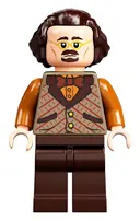 Minifigurka: HP244:  Florean Fortescue - Dark Brown Legs, Gold Glasses