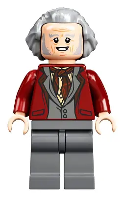 HP246:  Garrick Ollivander - Dark Red Jacket, Hair Swept Back