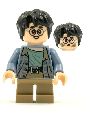 HP256:  Harry Potter - Sand Blue Jacket, Dark Tan Short Legs, Dirty Face