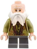Minifigurka: HP264:  Professor Filius Flitwick - Olive Green Suit, Dark Bluish Gray Short Legs