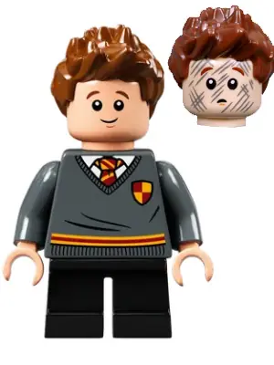 HP268:  Seamus Finnigan - Gryffindor Sweater with Crest, Black Short Legs