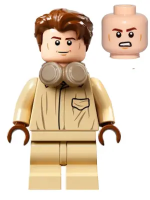HP269:  Cedric Diggory - Coveralls, Headphones, Tan Medium Legs