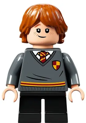 HP273:  Ron Weasley - Gryffindor Sweater with Crest, Black Short Legs