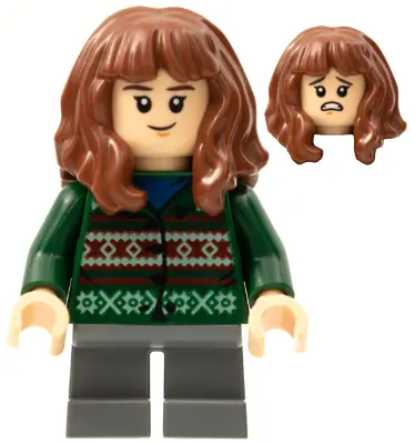 HP279:  Hermione Granger - Dark Green Sweater, Dark Bluish Gray Short Legs
