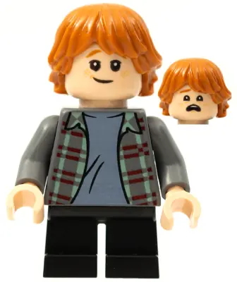 HP280:  Ron Weasley - Plaid Shirt, Black Short Legs
