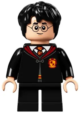 HP281:  Harry Potter - Gryffindor Robe Clasped, Sweater, Shirt and Tie, Black Short Legs