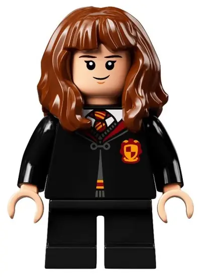 HP282:  Hermione Granger - Gryffindor Robe Clasped, Sweater, Shirt and Tie, Black Short Legs
