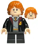 Minifigurka: HP283:  Ron Weasley - Gryffindor Robe, Sweater, Shirt and Tie, Black Short Legs