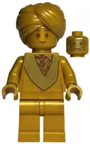 Minifigurka: HP295:  Professor Quirinus Quirrell - 20th Anniversary Pearl Gold