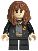 Minifigurka: HP315:  Hermione Granger - Gryffindor Robe Open, Sweater, Shirt and Tie, Black Short Legs