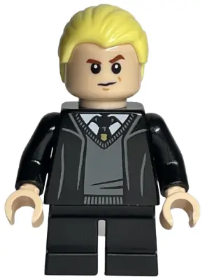 HP321:  Draco Malfoy - Hogwarts Robe, Black Tie, Suspicious