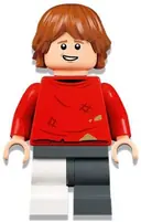 Minifigurka: HP328:  Ron Weasley - Red Sweater, Leg Cast