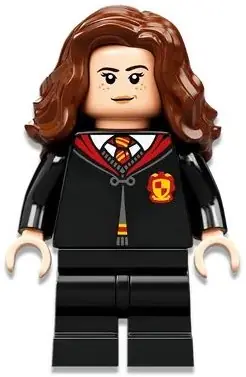 HP331:  Hermione Granger - Gryffindor Robe Clasped, Sweater, Shirt and Tie, Black Medium Legs