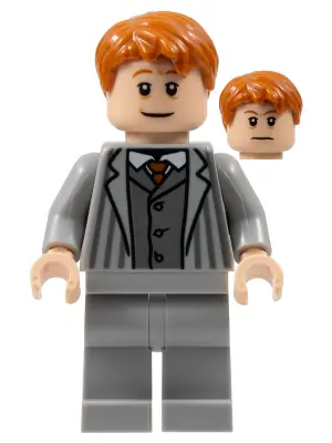 HP359:  Arthur Weasley - Light Bluish Gray Suit