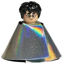 Minifigurka: HP366:  Harry Potter - Gryffindor Robe Open, Sweater, Shirt and Tie, Black Short Legs, Invisibility Cloak