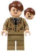 Minifigurka: HP367:  Professor Remus Lupin - Dark Tan Suit, Tattered