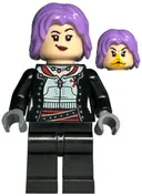 Minifigurka: HP369:  Nymphadora Tonks - Medium Lavender Hair, Plain Legs