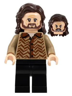 HP371:  Sirius Black - Dark Brown Hair, Dark Tan Sweater