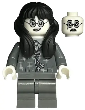 HP372:  Moaning Myrtle - Dark Bluish Gray Robe, Black Glasses