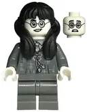 Minifigurka: HP372:  Moaning Myrtle - Dark Bluish Gray Robe, Black Glasses
