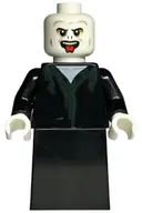 Minifigurka: HP373:  Lord Voldemort - White Head, Black Skirt, Tongue