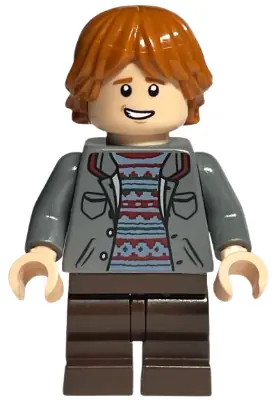 HP382:  Ron Weasley - Dark Bluish Gray Jacket
