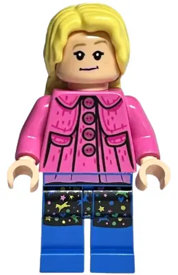 HP386:  Luna Lovegood - Dark Pink Jacket, Long Hair