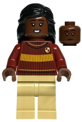 HP397:  Angelina Johnson - Dark Red Gryffindor Quidditch Sweater, Tan Legs