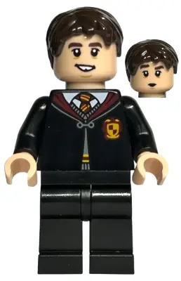 HP398:  Neville Longbottom - Gryffindor Robe Clasped, Black Legs