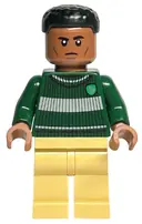 Minifigurka: HP401:  Blaise Zabini - Dark Green Slytherin Quidditch Sweater, Tan Legs