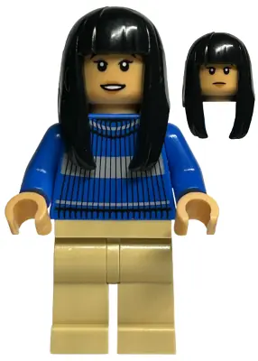 HP402:  Cho Chang - Blue Ravenclaw Quidditch Sweater, Tan Legs