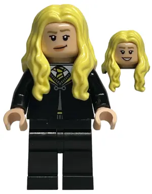 HP407:  Hannah Abbott - Black Hufflepuff Robe and Legs