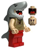 Minifigurka: HP414:  Viktor Krum - Shark, Dual Sided Head