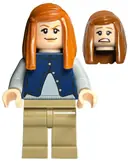 Minifigurka: HP437:  Ginny Weasley - Dark Blue Cardigan Vest