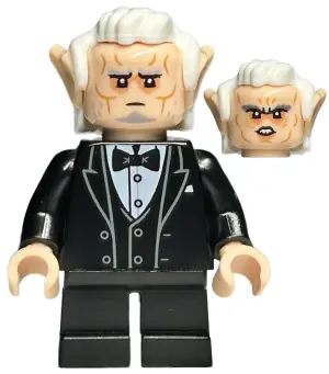 HP451:  Ricbert - Black Tuxedo, White Hair