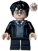 Minifigurka: HP470:  Harry Potter - Hogwarts Robe, Black Tie