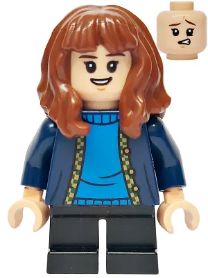 HP476:  Hermione Granger - Dark Blue Cardigan, Black Short Legs