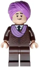 Minifigurka: HP480:  Professor Quirinus Quirrell - Dark Brown Robe, Medium Lavender Turban